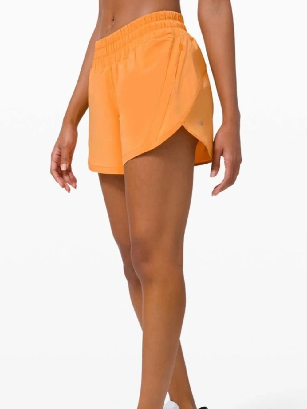 Lululemon Track That Short 5” Monarch Orange Size 4